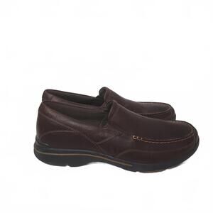 Rockport Men's Brown Leather Slip-On Loafers Size 11